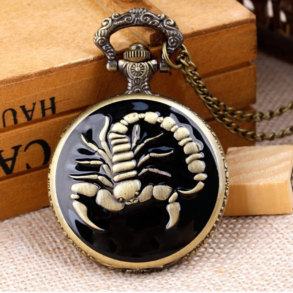 New scorpion pocket watch